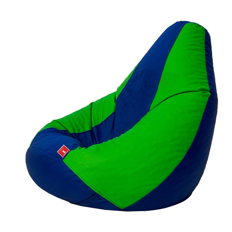 ComfyBean Bean Bag Cover Without Fillers Bean Bag Size Jumbo Color Blue Pea Green - Image 5