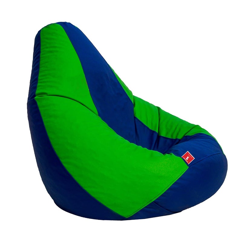 ComfyBean Bean Bag Cover Without Fillers Bean Bag Size Jumbo Color Blue Pea Green - Image 4