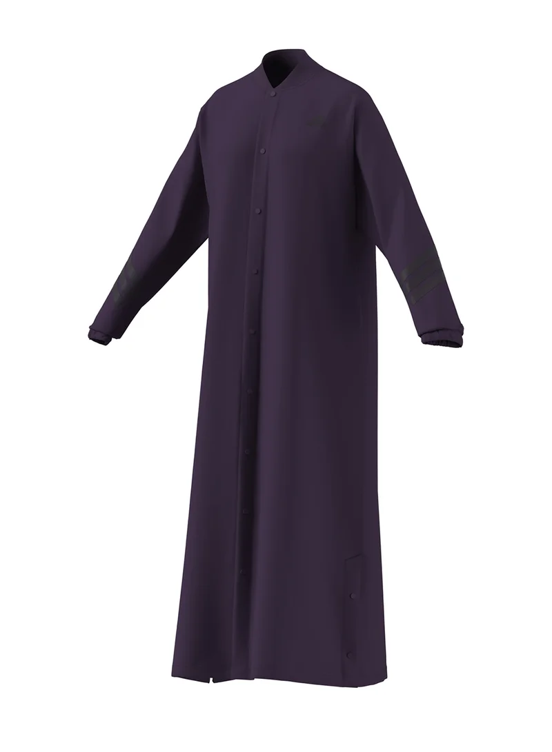 adidas غطاء طويل جداً بثلاث خطوط أيقونات المستقبل