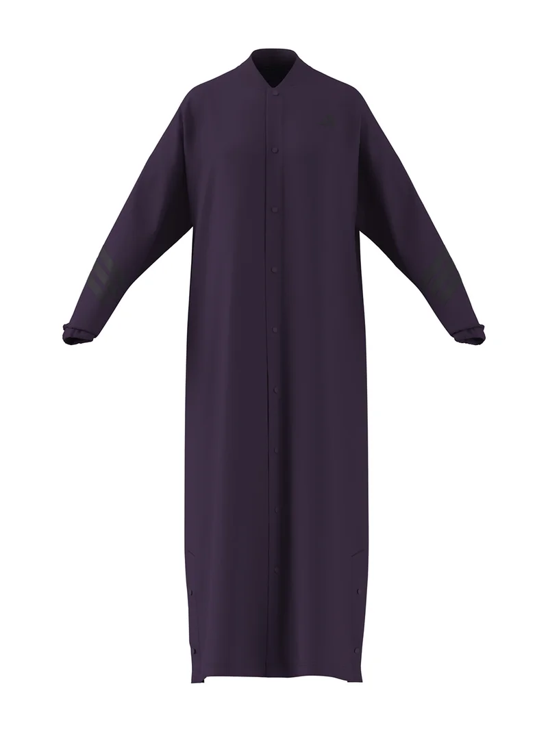 adidas غطاء طويل جداً بثلاث خطوط أيقونات المستقبل