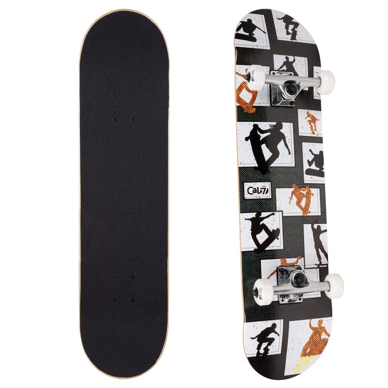Cal 7 Complete Standard Skateboard 7.5-8-Inch Deck (8" Panel) - Image 1