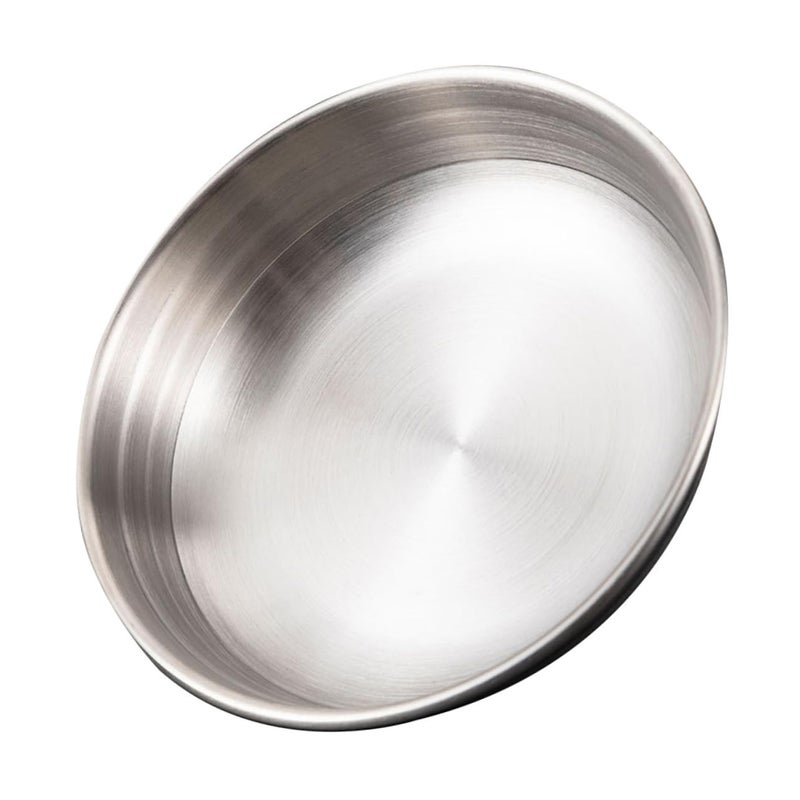 Stainless Steel Dipping Sauce Dish Flat Bottom For Korean Cuisine Home Restaurant - Image 2