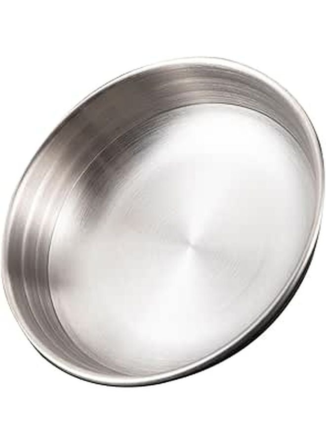 Stainless Steel Dipping Sauce Dish Flat Bottom For Korean Cuisine Home Restaurant - Image 1