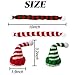 YOOHUA 32PCS Mini Knit Doll Hat and Scarf Small Santa Hat for Craft Christmas Knit Decoration Doll Clothing Accessories Gift - Image 4