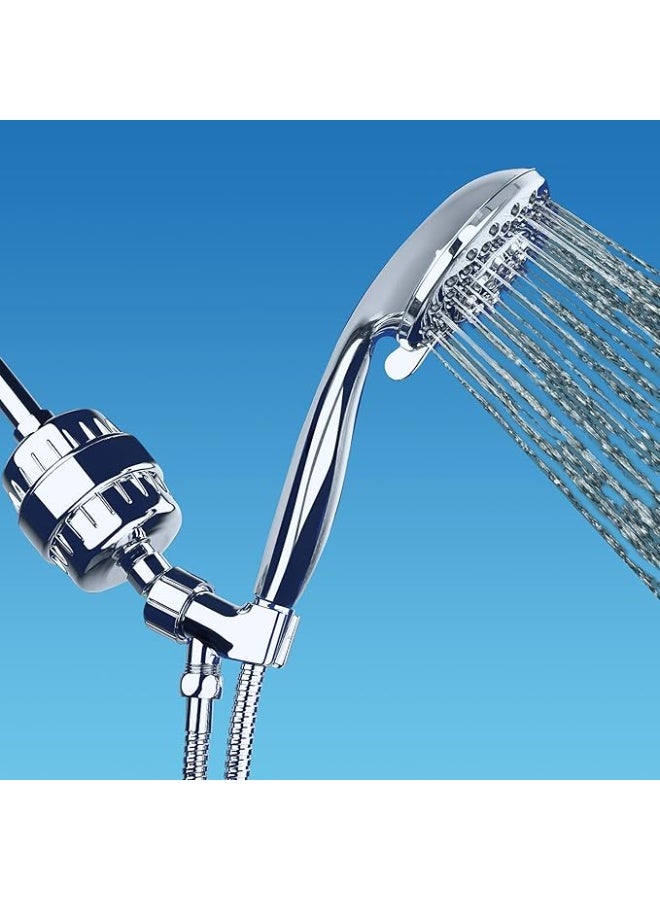 AquaBliss Aqua Place Multi-Stage Shower Filter with Replaceable Candle - Transforms Itching, Eczema & Acne into Glowing Hair, Nails & Healthy Skin, Chrome Model SF220 - Image 2