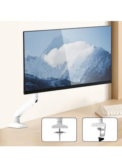 Yakiter Monitor Desk Mount Single Arm Stand, Full Motion Monitor Arm (Holds up to 2-9kG) with Gas Spring for 17 to 30 Inch LCD LED Computer Monitor  - Image 3