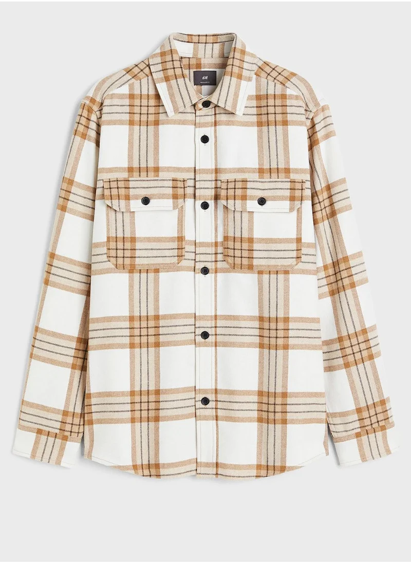 اتش اند ام Double Pocket Regular Fit Shacket