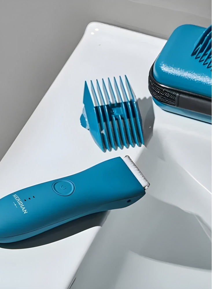 ميريديان ميرديان ماكينة حلاقة الجسم والمنطقة الحساسة ازرق - Image 5