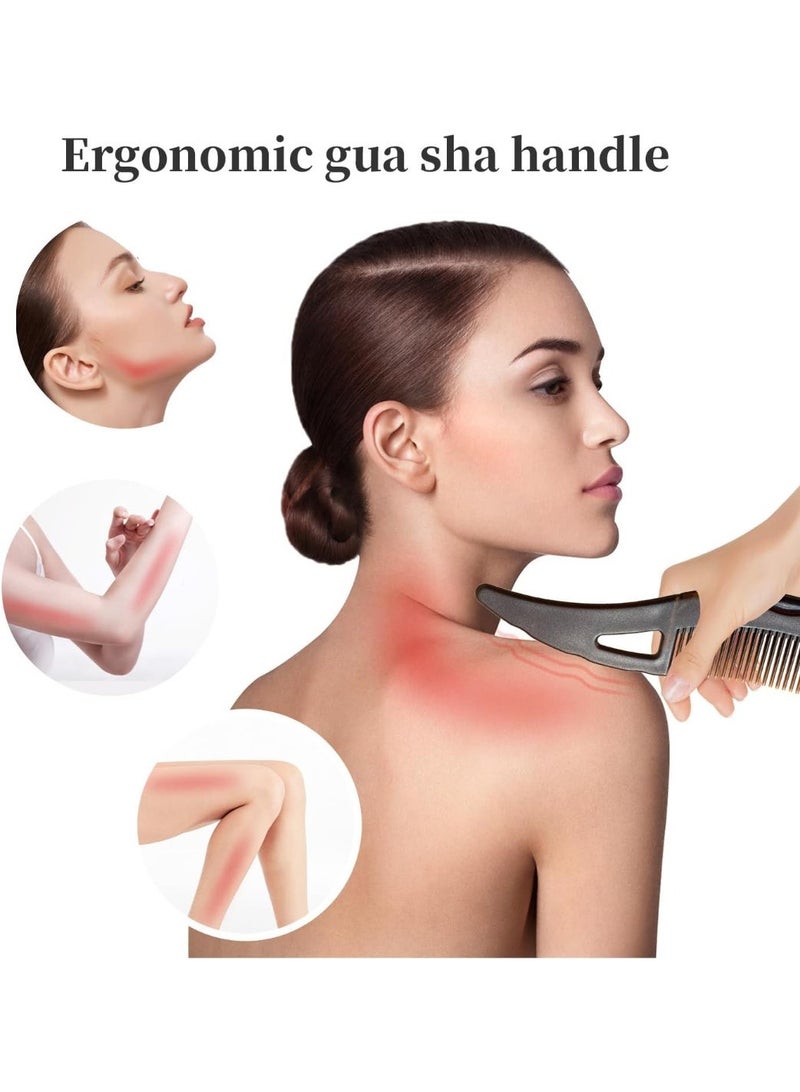 مشط فروة الرأس بتصميم مجوف، لإزالة الزيوت وتكثيف الشعر، بمقبض مريح مزود بوظيفة الكشط. - Image 5