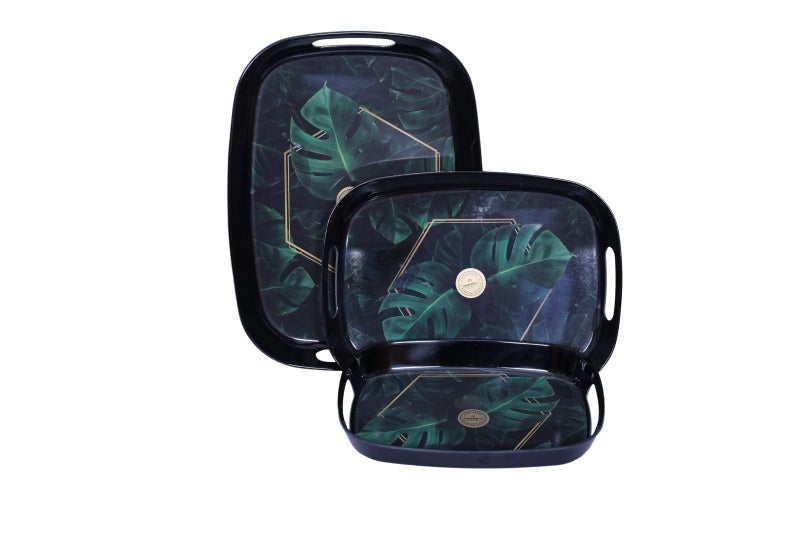 Dinewell Mapple Melamine Tropical Leave Elegent Design 100% Pure Melamine Tray - Image 3