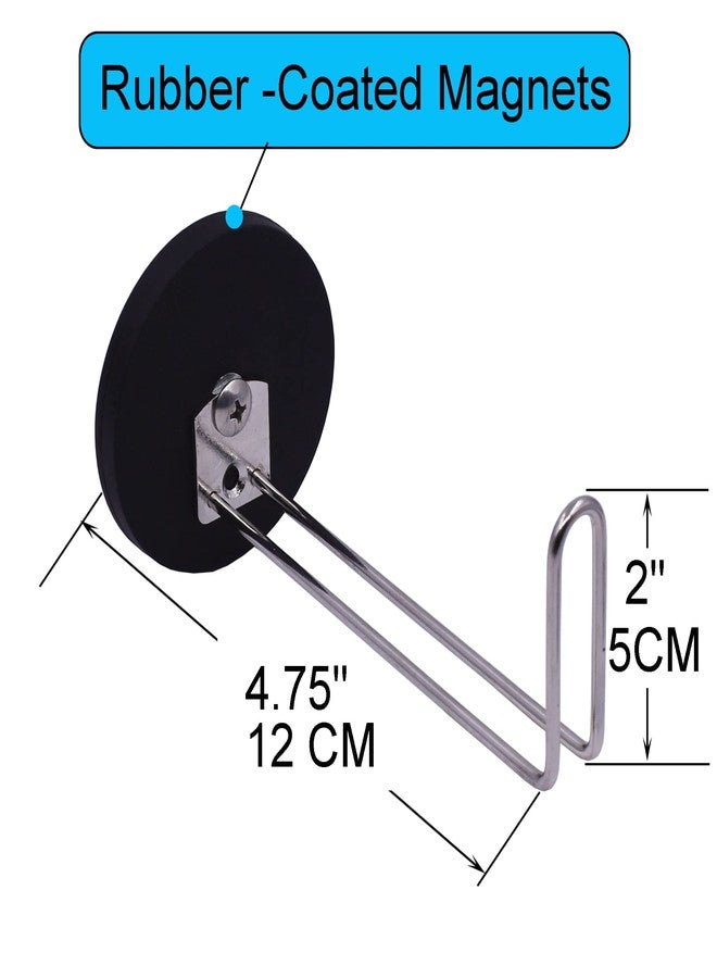 YYST Magnetic Toilet Paper Roll Holder Tissue Roll Holder SUS304 W Magnets (1) - Image 2