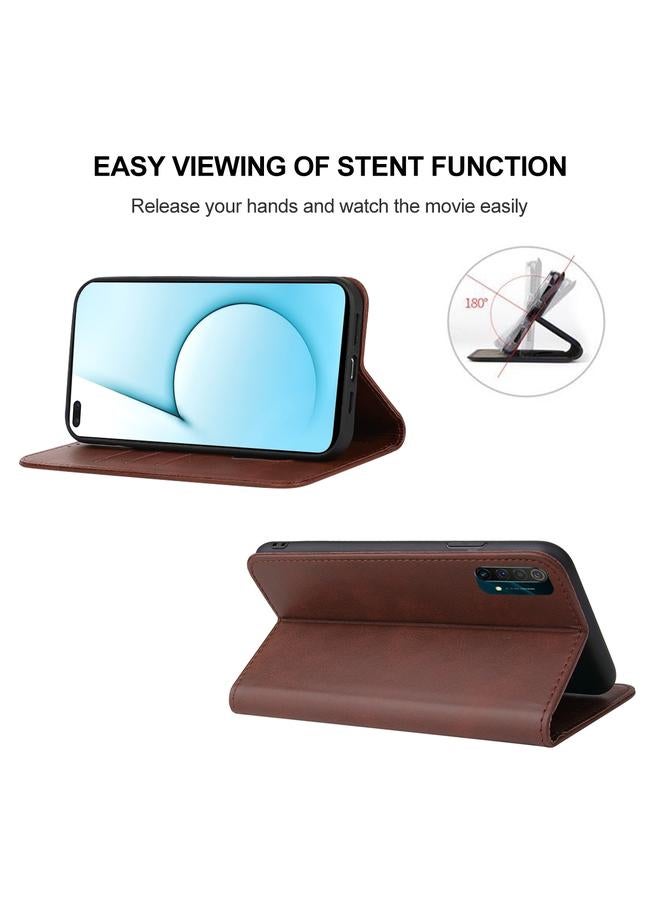 S-TOP Case For Realme X50 5G Magnetic Closure Leather Phone Case - Image 4