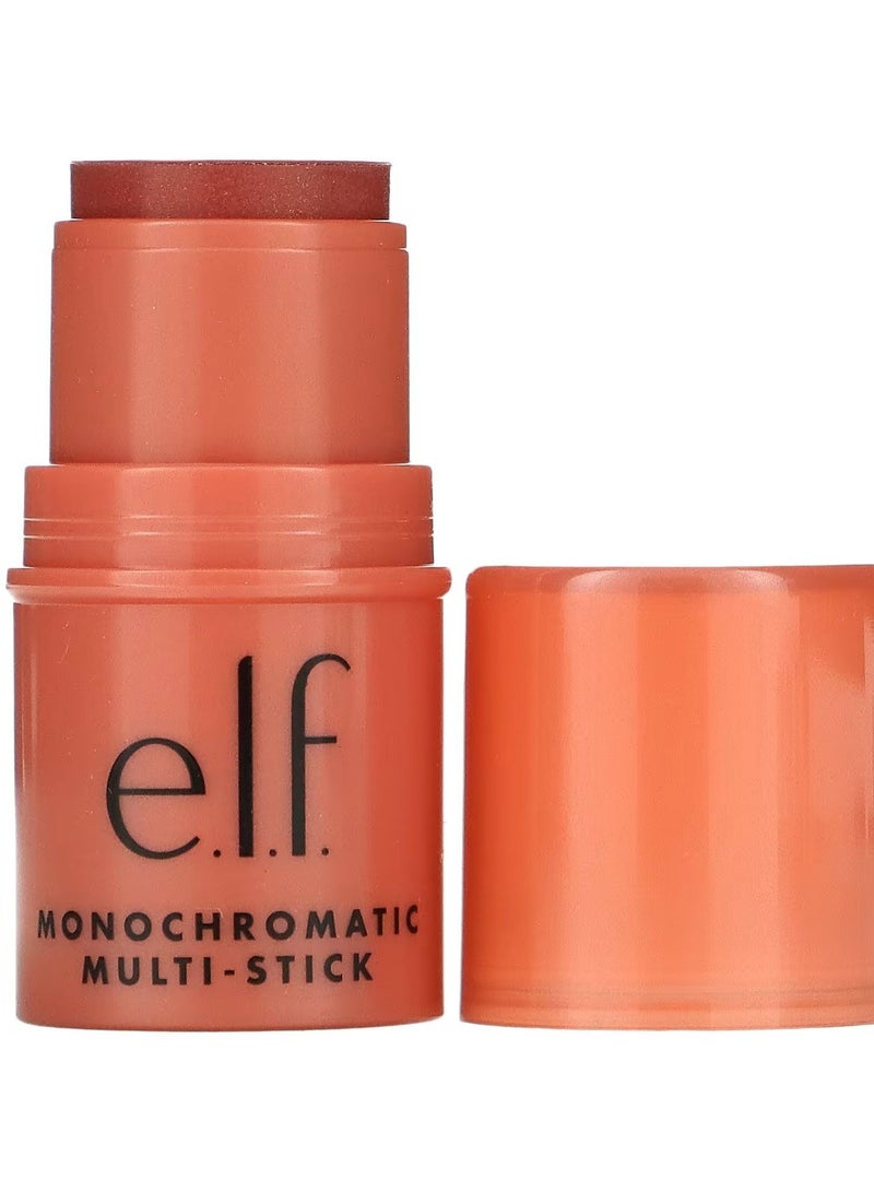 إلف أحمر خدود متعدد الالتصاق أحادي اللون كريمي خفيف الوزن متعدد الاستخدامات فاخر يضيف لمعانًا سهل الاستخدام أثناء التنقل  يمتزج بسهولة الجوافة اللامعة 4.4 جم