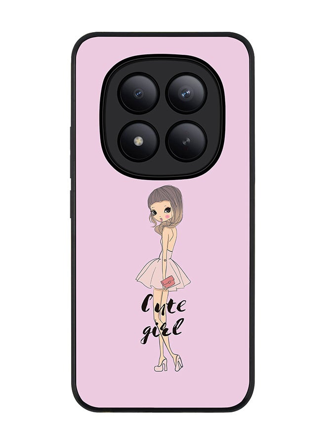 Stylizedd For Xiaomi Redmi Note 15 Pro+ / Poco M8 Pro Case,Slim fit Camera Protection, Shockproof Thin Phone cover  - Coy Cute Girl - Image 1