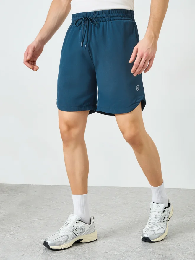 Styli Men Regular Fit Running Shorts with Zipper Pocket