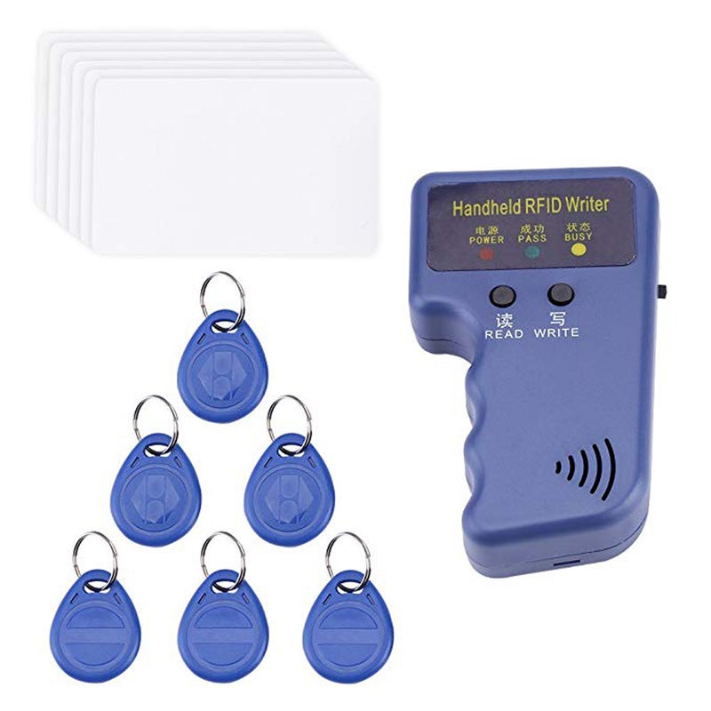 Handheld 125KHz RFID ID Card Copier Writer Duplicator Programmer Reader Code Writable EM4305 ID Keyfobs Tags Card Key Cards - Image 1