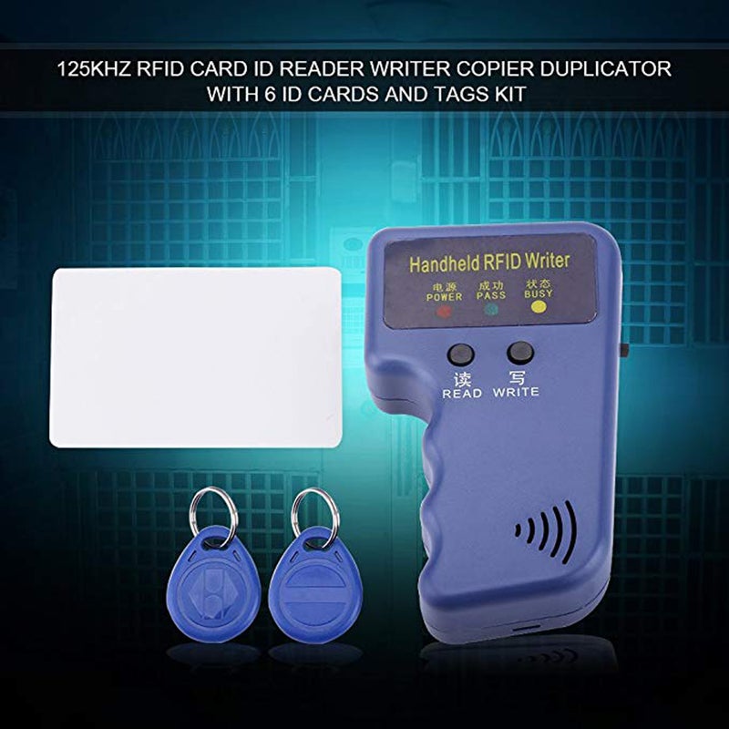 Handheld 125KHz RFID ID Card Copier Writer Duplicator Programmer Reader Code Writable EM4305 ID Keyfobs Tags Card Key Cards - Image 2
