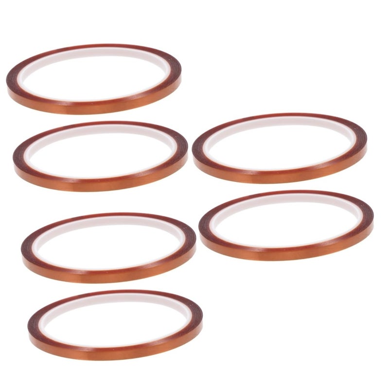 3sets Sublimation Tapes High Temp Transfer Tapes Safe Wear-Resistant Material Professional Use 2rolls*3 - Image 1