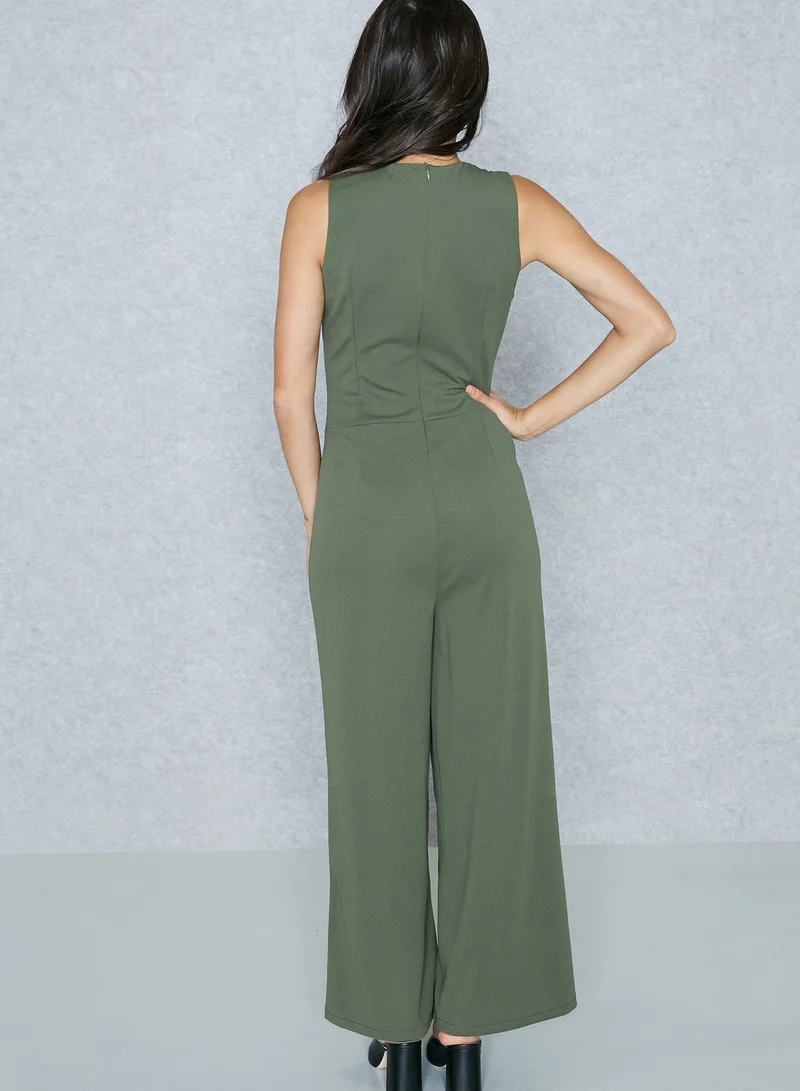 Ginger Neck Detail Jumpsuit