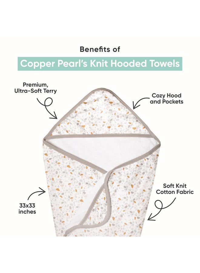 Copper Pearl Hooded Bath Towels Premium Knit/Terry Cloth Baby Towels with Hood, Pockets, and Cool Designs - Great to Gift and Make Bath Time Fun - Baby Bath Towel, Enchanted - Image 2