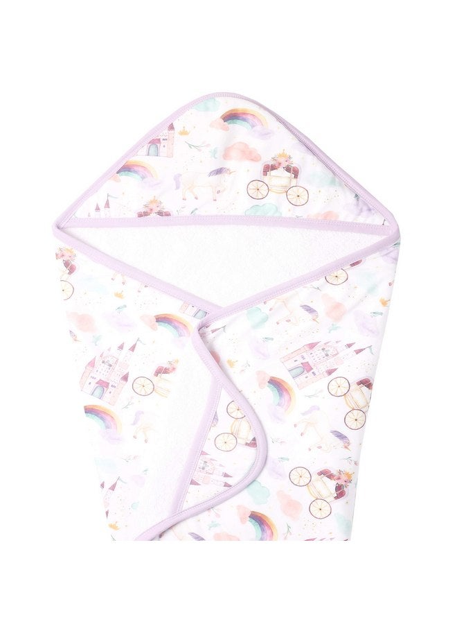 Copper Pearl Hooded Bath Towels Premium Knit/Terry Cloth Baby Towels with Hood, Pockets, and Cool Designs - Great to Gift and Make Bath Time Fun - Baby Bath Towel, Enchanted - Image 1