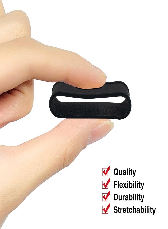 Amviner 4PCS Pickleball Racquet Grip Bands, Black, Tennis Racquet Secures Overgrip - Image 5