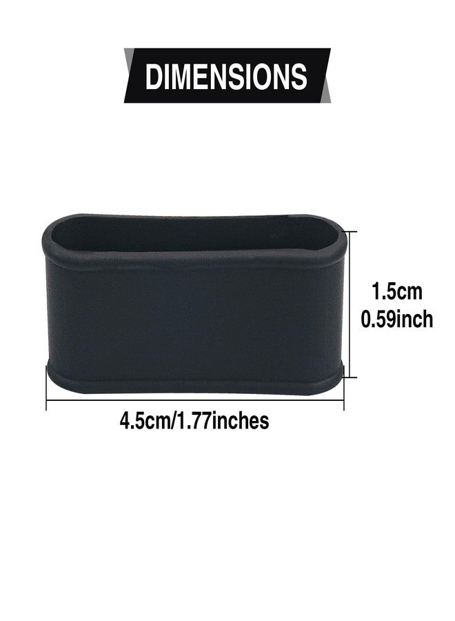 Amviner 4PCS Pickleball Racquet Grip Bands, Black, Tennis Racquet Secures Overgrip - Image 3