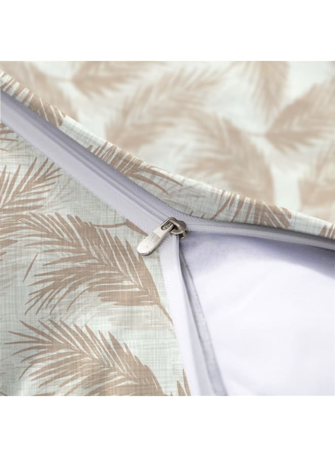  انتكس بيت الستائر وسادة بيلا من الكتان المخملي من إنتكس هوم - نقشة أوراق الشجر - قماش أنيق ومتين لغرف المعيشة - قطعتان - Image 4