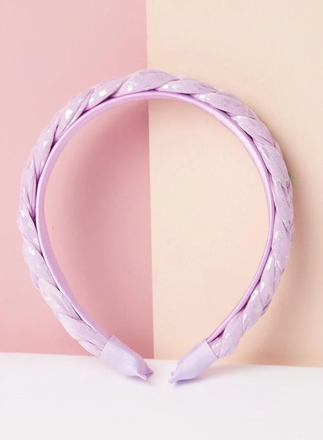 Babies & More Babies & More Newborn Girls Purple Headband