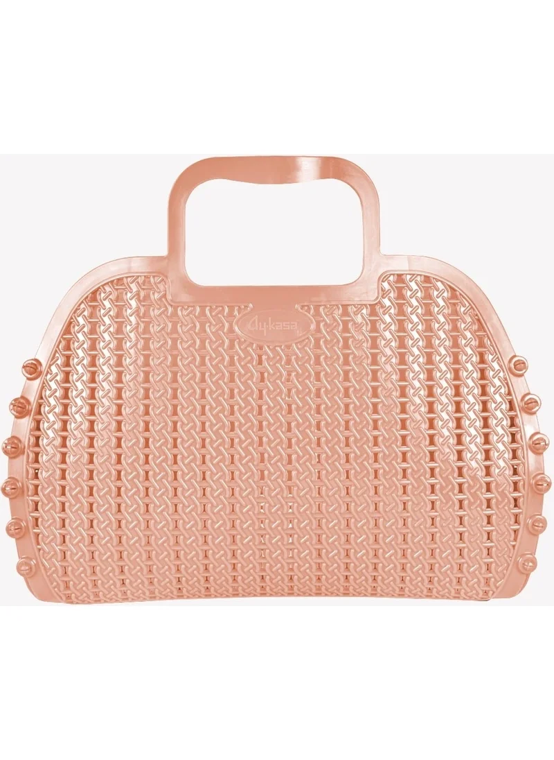 Ayyıldız Aykasa 221026 Milk Tea Foldable Beach Bag