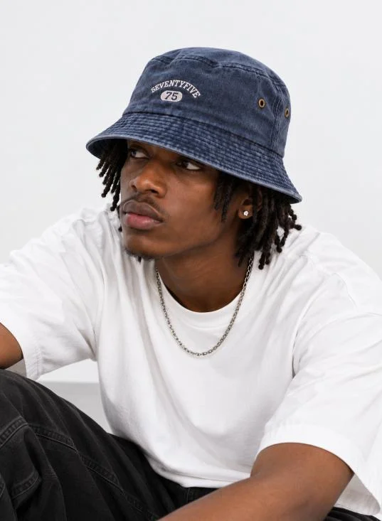 Seventy Five Bucket hat with Seventy five curved logo