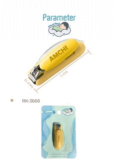 amchi baby Cartoon Baby Nail Clipper -Yellow  - Image 5