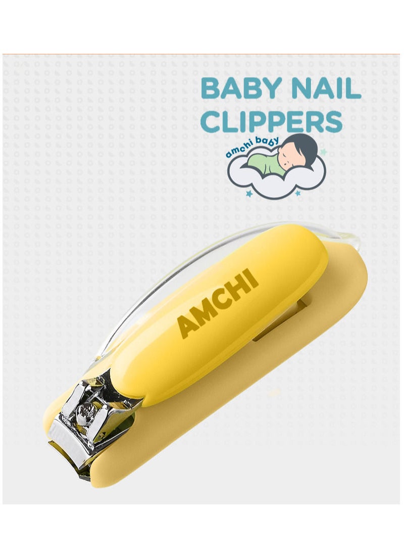 amchi baby Cartoon Baby Nail Clipper -Yellow  - Image 2
