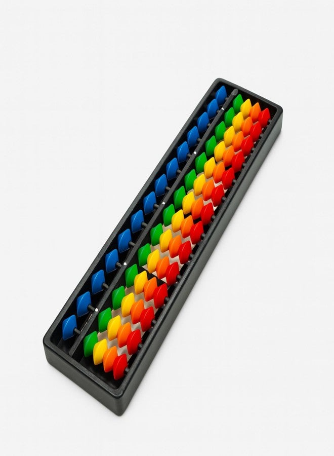 SMARTEZO Abacus 15 Rod Rainbow Colour Educational Tool, BPA-Free Plastic, 23x6x2 cm, Mathematics Learning Aid for Ages 5-15, Multicolour - Image 2