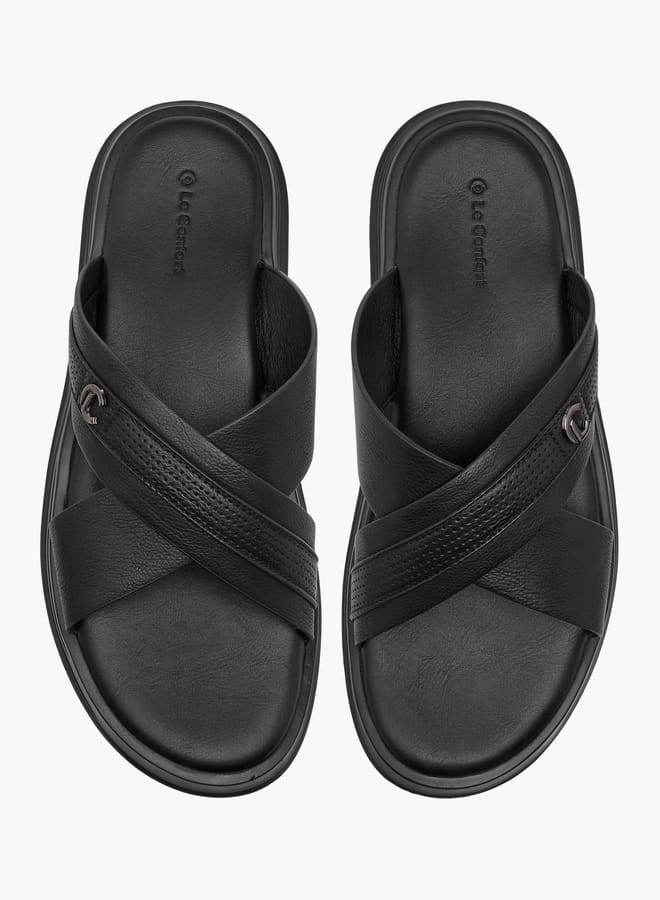 Le Confort Men's Textured Slip-On Sandals  - Image 1