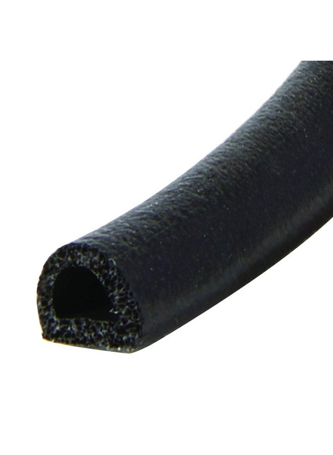 Frost King EPDM Rubber Self-Stick Weatherseal Tape, D-Section, 5/16" W, 1/4" T, 17 ft L, Black - Image 4