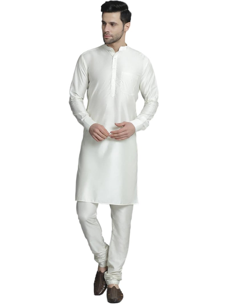 jompers قميص جومبرز للرجال من مزيج الحرير الصلب مع شرويدر - Image 1