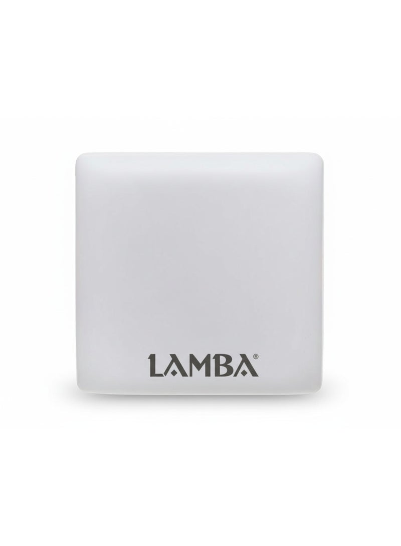 لمبة مجموعة كشافات ليد داخلية بلوفينيرا مربع 9 وات RSF-80009 من LAMBAموفر للطاقة 90% ، العمرالأفتراضي 30,000 ساعة ، بضوء ساطع 7000K (3 قطع) ، ابيض , عرض الكشاف 7 سم - Image 4