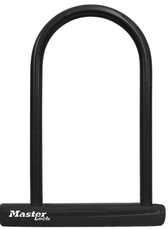 Master Lock 8170D U Lock Bike Lock with Key, 1 Pack, 6 1/8 in. Wide, Black, 6-1/8 inch U-Lock - Image 1