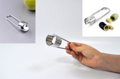 Afili Home Metal Zucchini Carver, Eggplant Carver, Practical Metal Vegetable Fruit Carver, Stuffed Carver  - Image 1