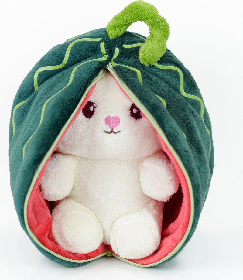 Canestar Special Gift for Lover Watermelon Rabbit Special Design - Both Watermelon and Rabbit with Zippered Structure  - Image 3