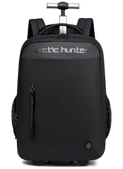 ARCTIC HUNTER Durable Professional Rolling Backpack, Light Weight Water Resistant 19 Inch Backpack Trolley with 360° Degree Opening for Office Travel Business School, LG00657-1  - Image 1