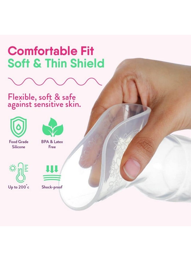 NatureBond Silicone Breast Pump with lid, Stopper, Strap, Pouch. Breastfeeding Essential Premium All in 1 Set. 3.4oz 100ml (Premium All-in-ONE) - Image 2
