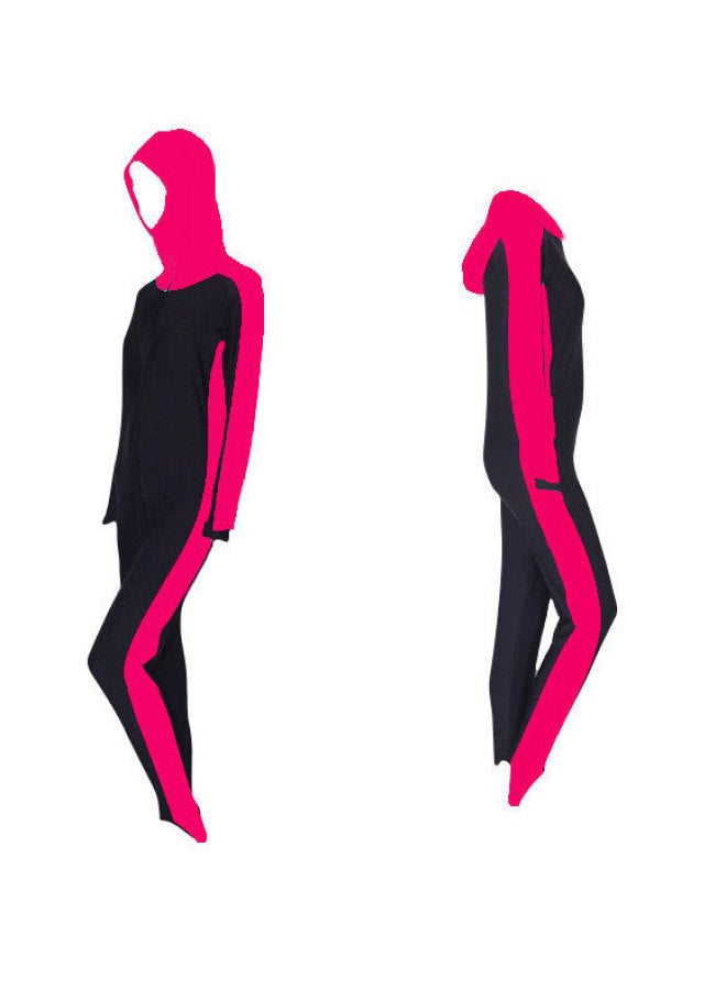 Generic Men's And Women's Hooded One-piece Swimsuit Sunscreen Swimsuit Ultraviolet Protection Swimsuit Scuba Suit Long-sleeved Diving Suit One-piece
