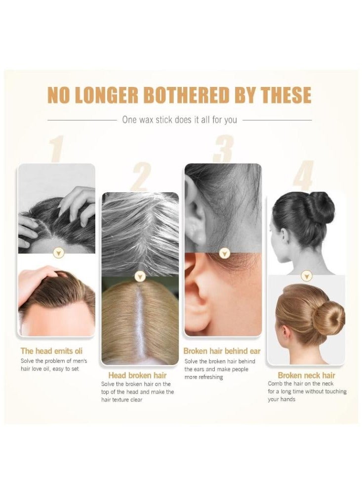 اي كي تي عصا شمع الشعر، شمع تصفيف الشعر المستعار الناعم، عصا ملساء للشعر غير الدهني، عصا دهن الشعر للشعر المتطاير والشعر المجعد - 2.7 أونصة - Image 4