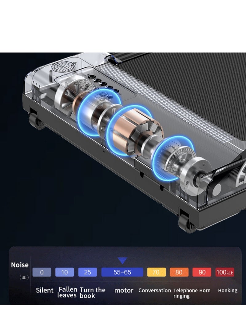 Maston 2.5Hp Walking Pad Under Desk Treadmill With Led Display & Remote Control, Portable Treadmills Motorized Running Machine For Home Office Use, 1-6Km/H 100Kg Capacity - Image 2