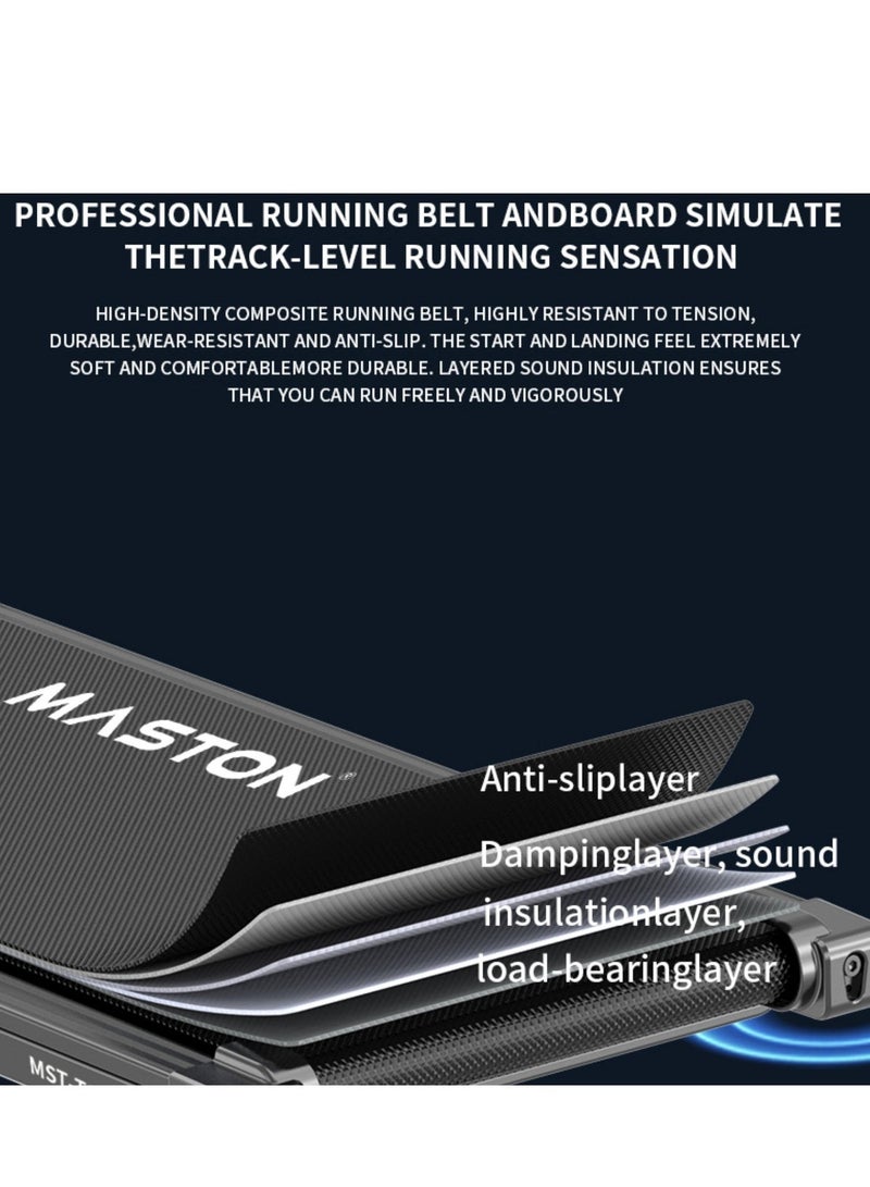 MASTON MST-T100 2.5HP Walking Pad Under Desk Treadmill For Home Use - Image 4