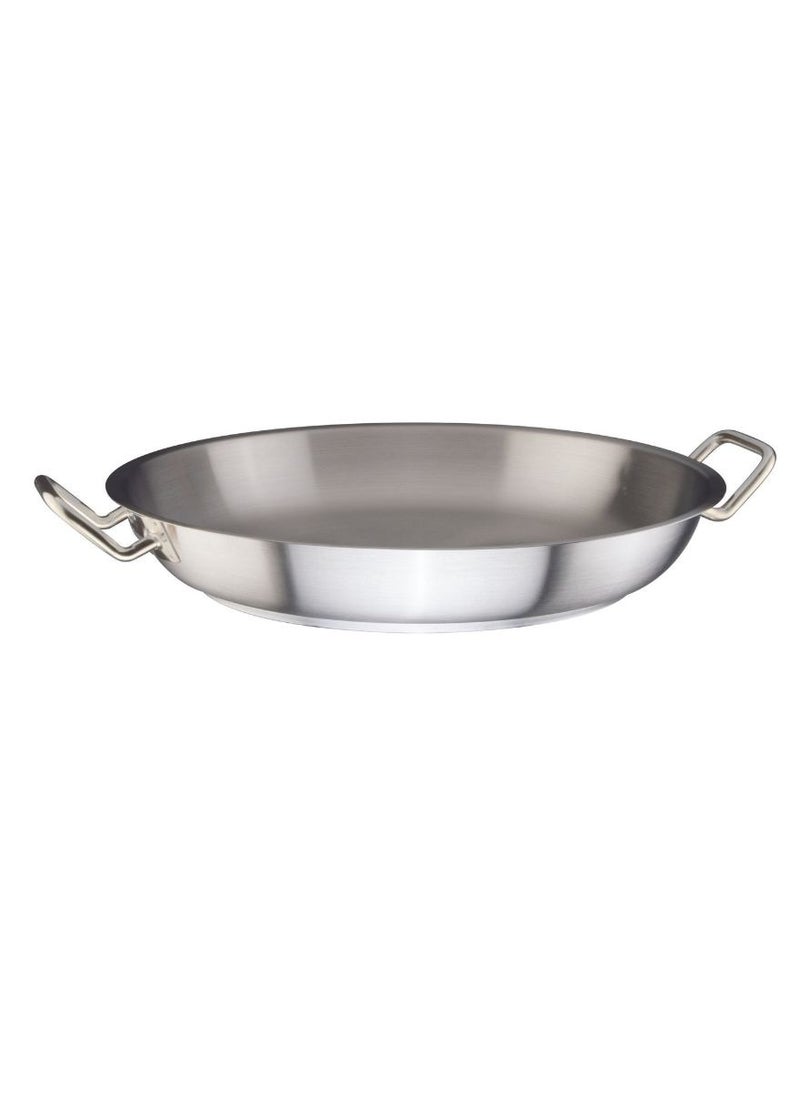 Ozti - Stainless Steel Induction Frypan with Two Pot Handle 40 cm x 6 cm |Ideal for Hotel,Restaurants & Home cookware |Corrosion Resistance,Direct Fire,Dishwasher Safe,Induction,Oven Safe|Made in Turkey - Image 1