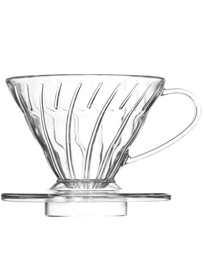V60 Pour Over Coffee Maker Set With Carry Case Black 600ml