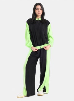 Clue Color Block Elasticated Jacket 